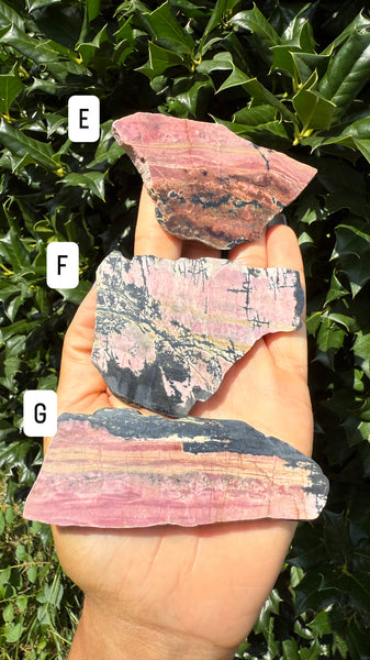 Rhodonite Slab
