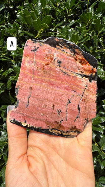 Rhodonite Slab