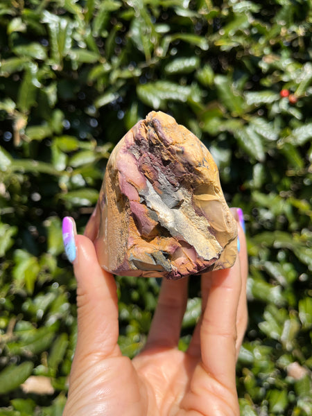 Partially Polished Mookaite