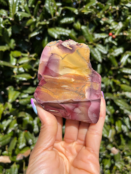 Partially Polished Mookaite