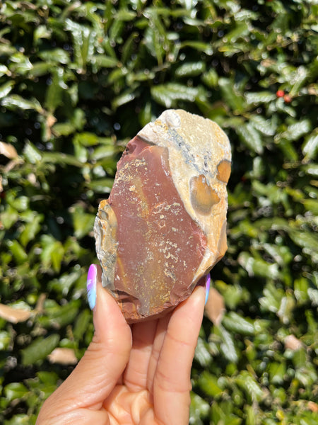 Partially Polished Mookaite