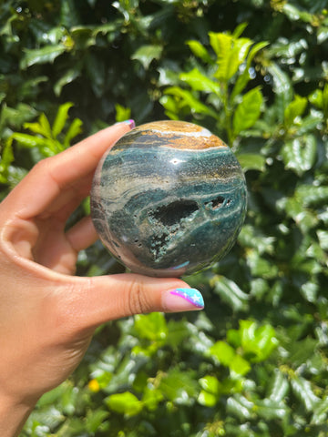 Sea Jasper Sphere