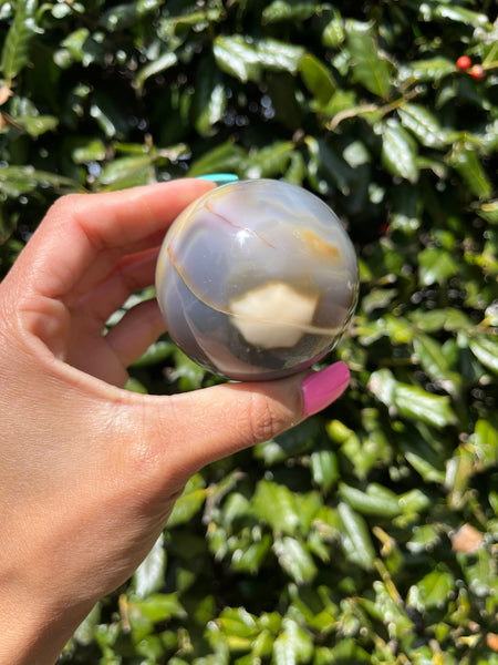 Orca Agate Sphere
