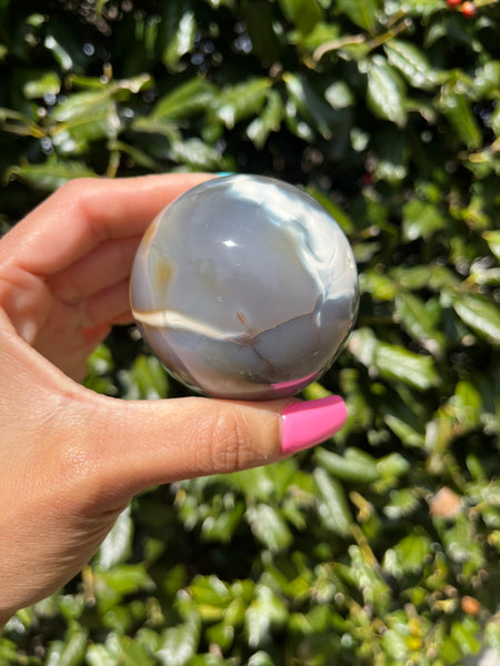 Orca Agate Sphere