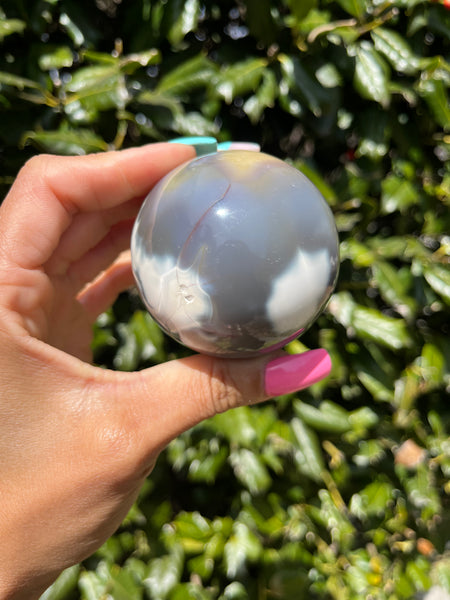 Orca Agate Sphere
