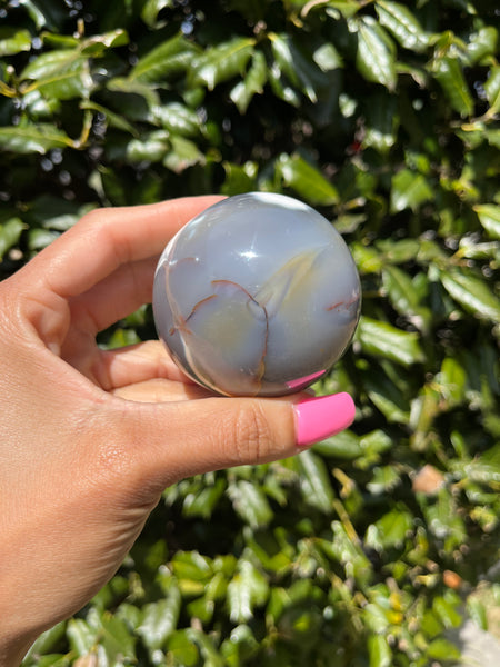 Orca Agate Sphere
