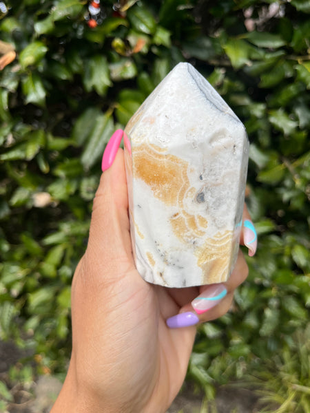 Orange Calcite Point