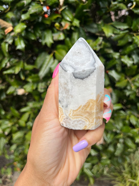 Orange Calcite Point