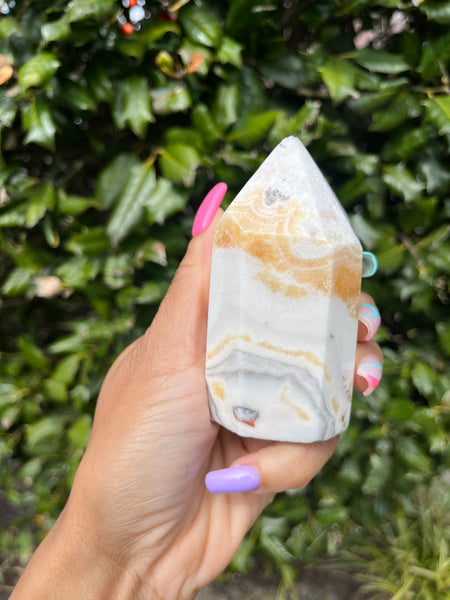 Orange Calcite Point