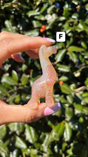 Flower Agate Giraffe(Select)