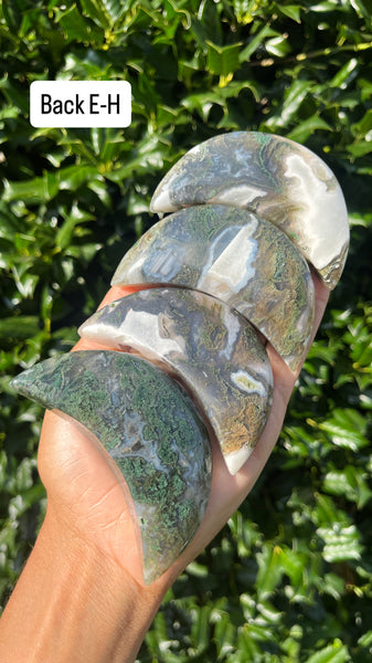Moss Agate Moon - Select