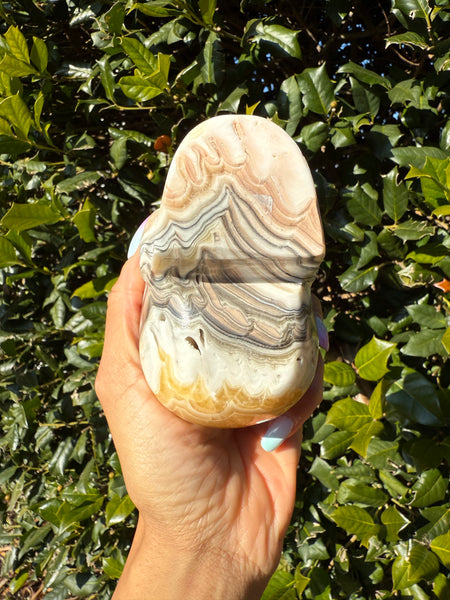 Orange Calcite Skull