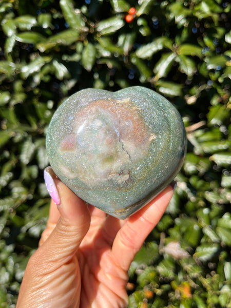 Sea Jasper Heart