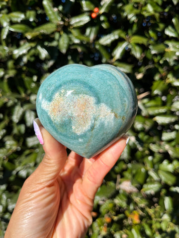 Sea Jasper Heart