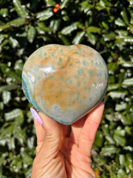 Sea Jasper Heart