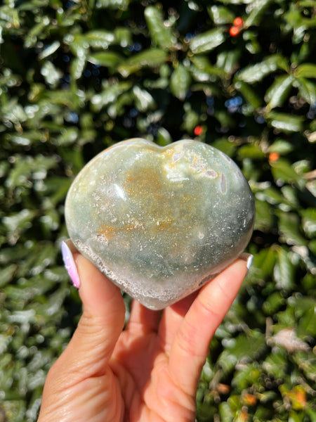 Sea Jasper Heart