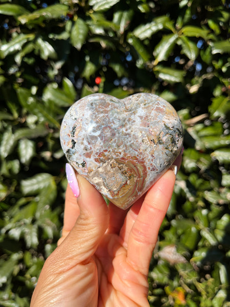 Sea Jasper Heart