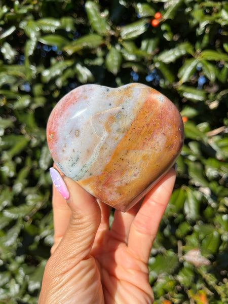 Sea Jasper Heart