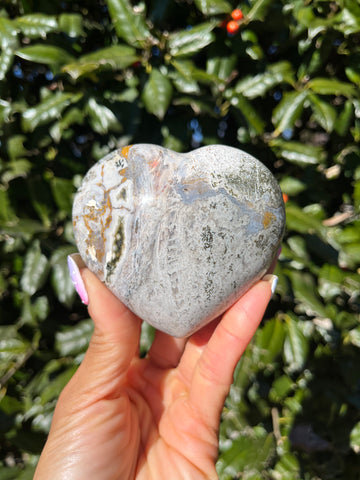 Sea Jasper Heart