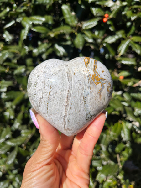 Sea Jasper Heart