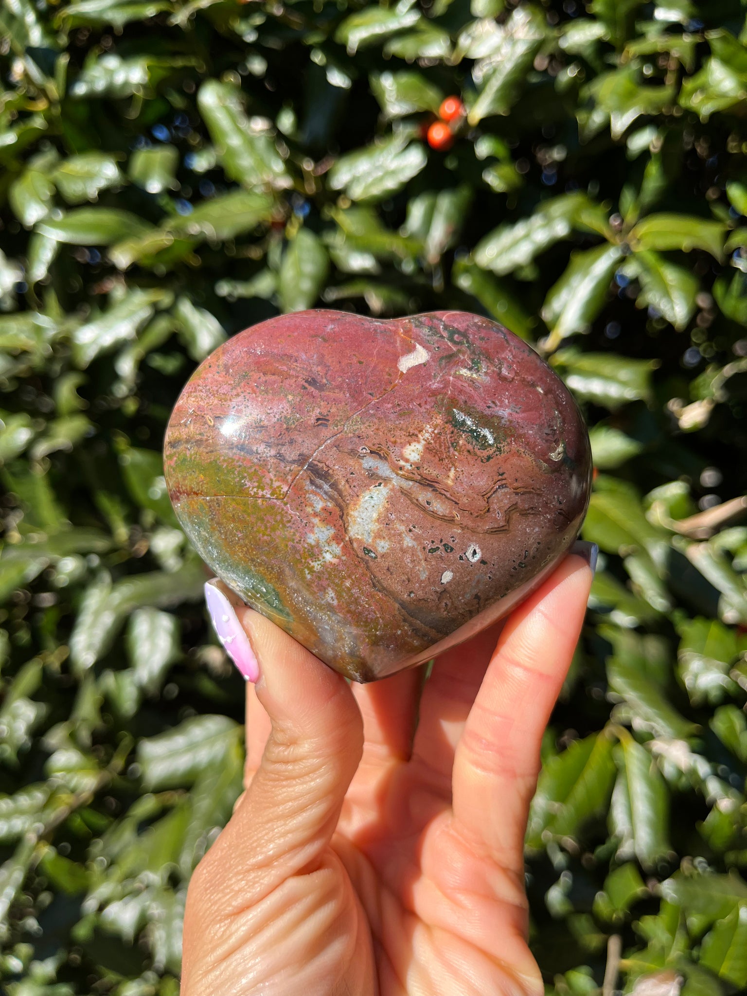 Sea Jasper Heart