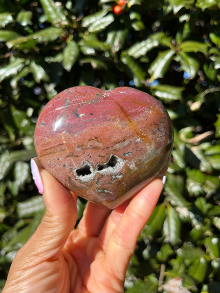 Sea Jasper Heart