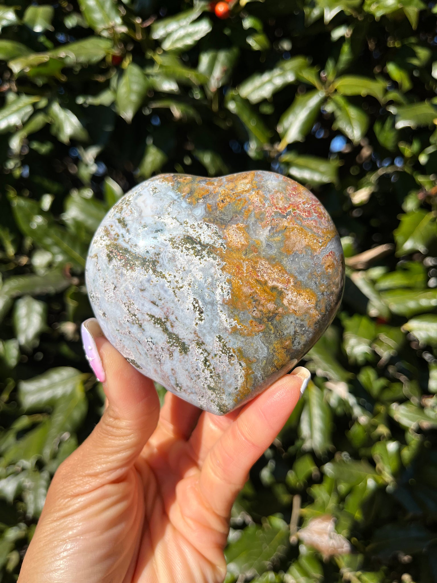 Sea Jasper Heart