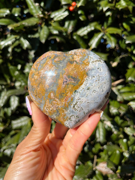 Sea Jasper Heart