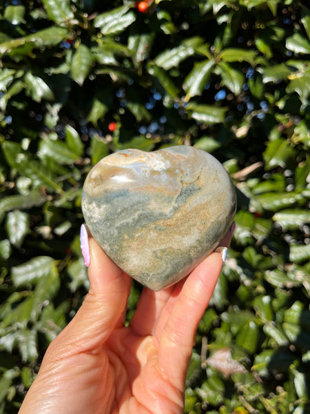 Sea Jasper Heart