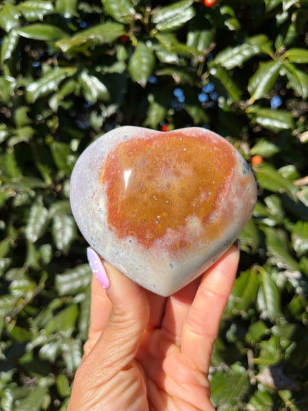 Sea Jasper Heart