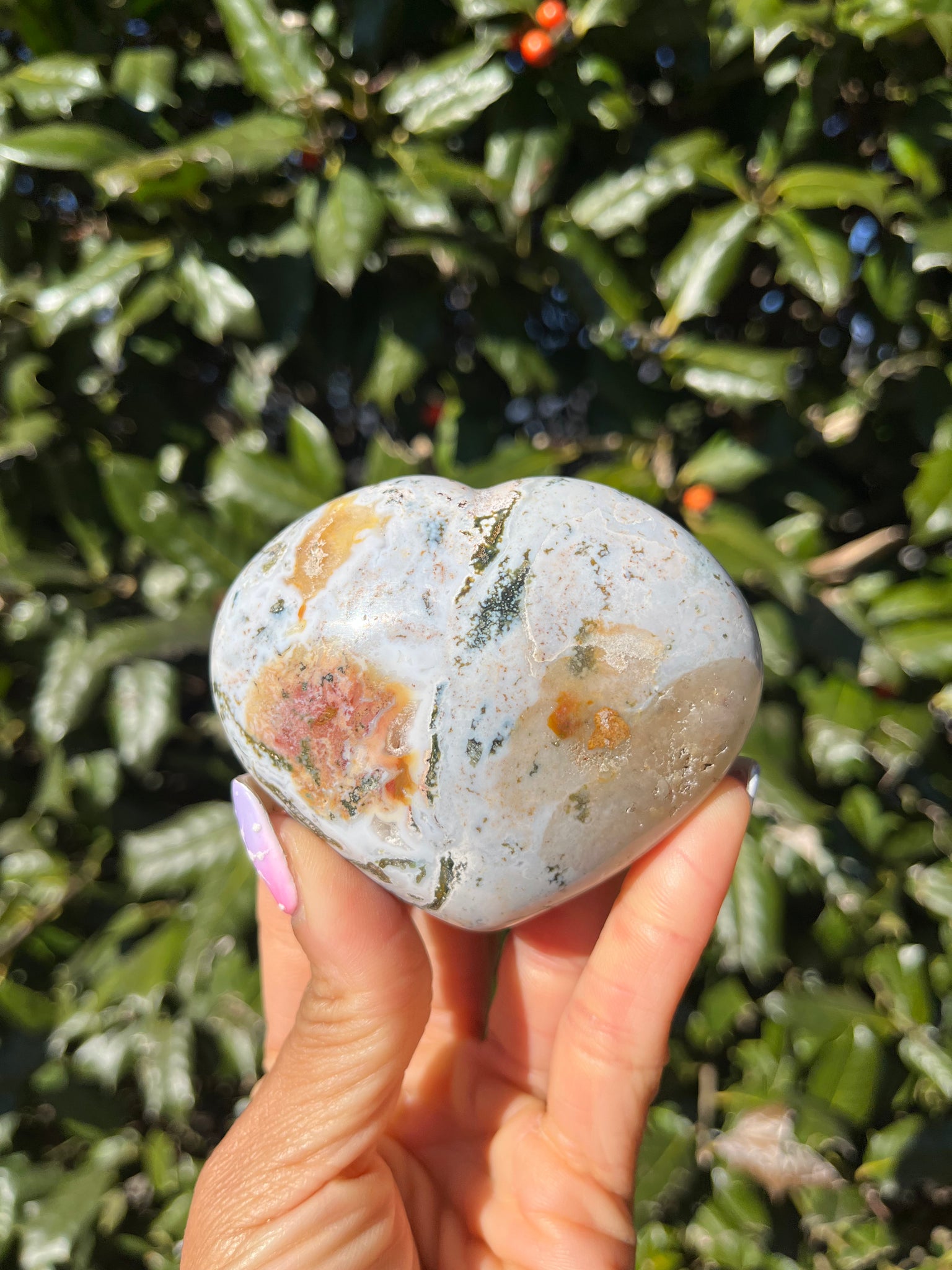 Sea Jasper Heart