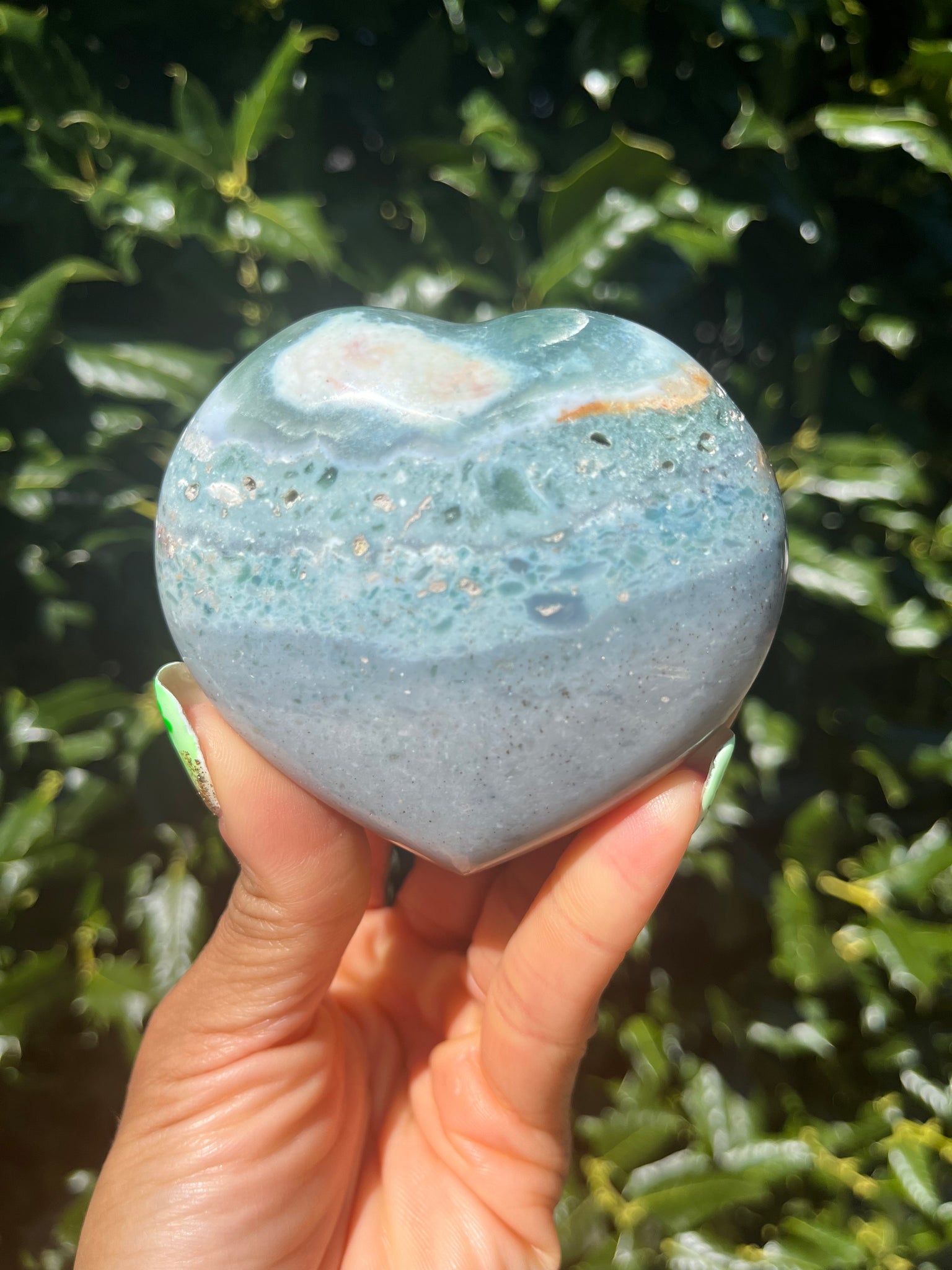 Sea Jasper Heart