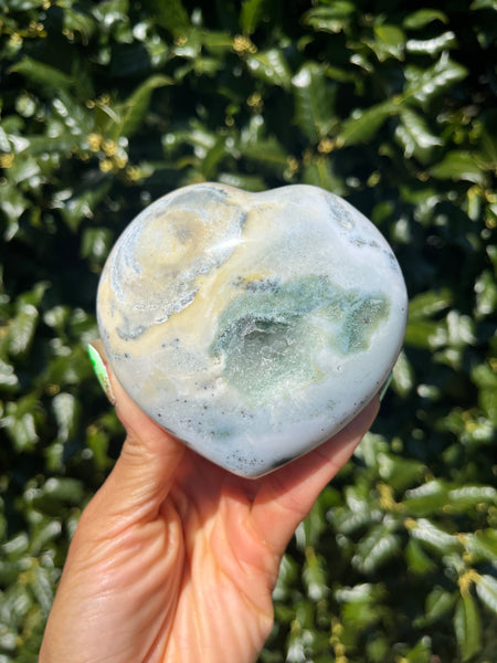 Sea Jasper Heart