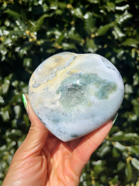 Sea Jasper Heart