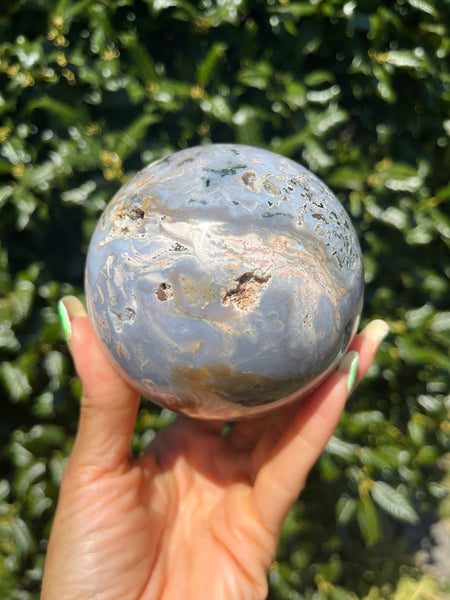 Sea Jasper Sphere