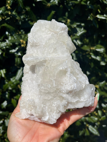 Danburite x Calcite