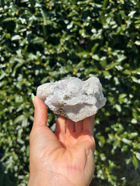 Danburite x Calcite x Pyrite