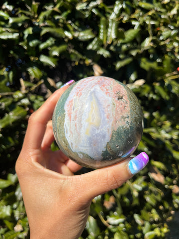 Sea Jasper Sphere