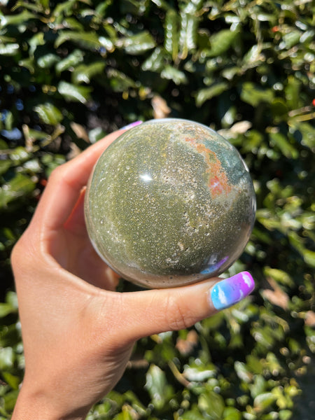 Sea Jasper Sphere