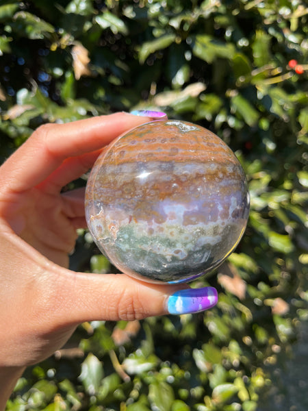 Sea Jasper Sphere