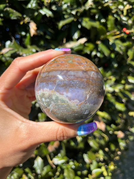 Sea Jasper Sphere
