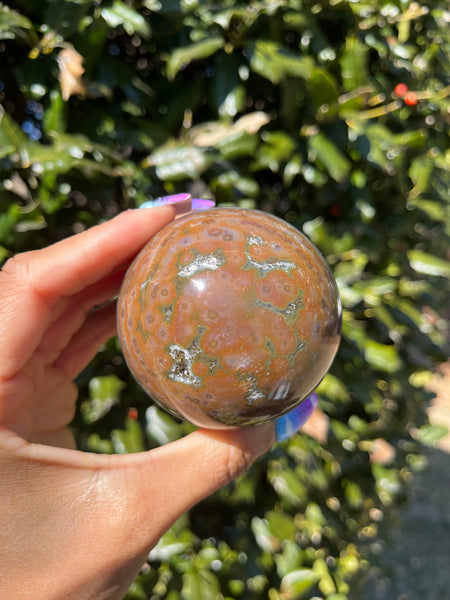 Sea Jasper Sphere