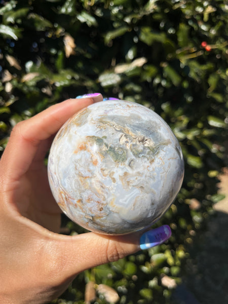 Sea Jasper Sphere