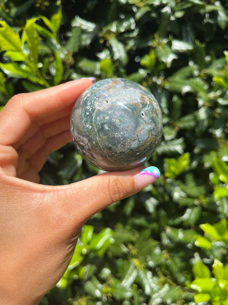 Sea Jasper Sphere