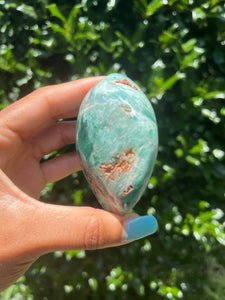 Green Chalcedony Palm