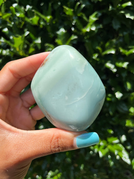 Green Chalcedony Palm