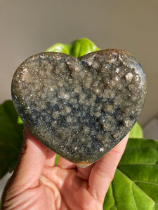 Druzy Cluster Heart
