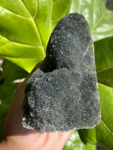 Black Druzy Cut Base