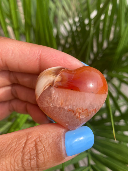 Carnelian Agate Mini Heart