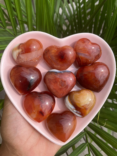 Carnelian Agate Mini Heart